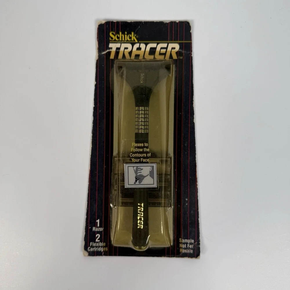 Vintage‎ 1991 Schick Tracer Razor w/ 2 Flexible Cartridges Promotional Item New